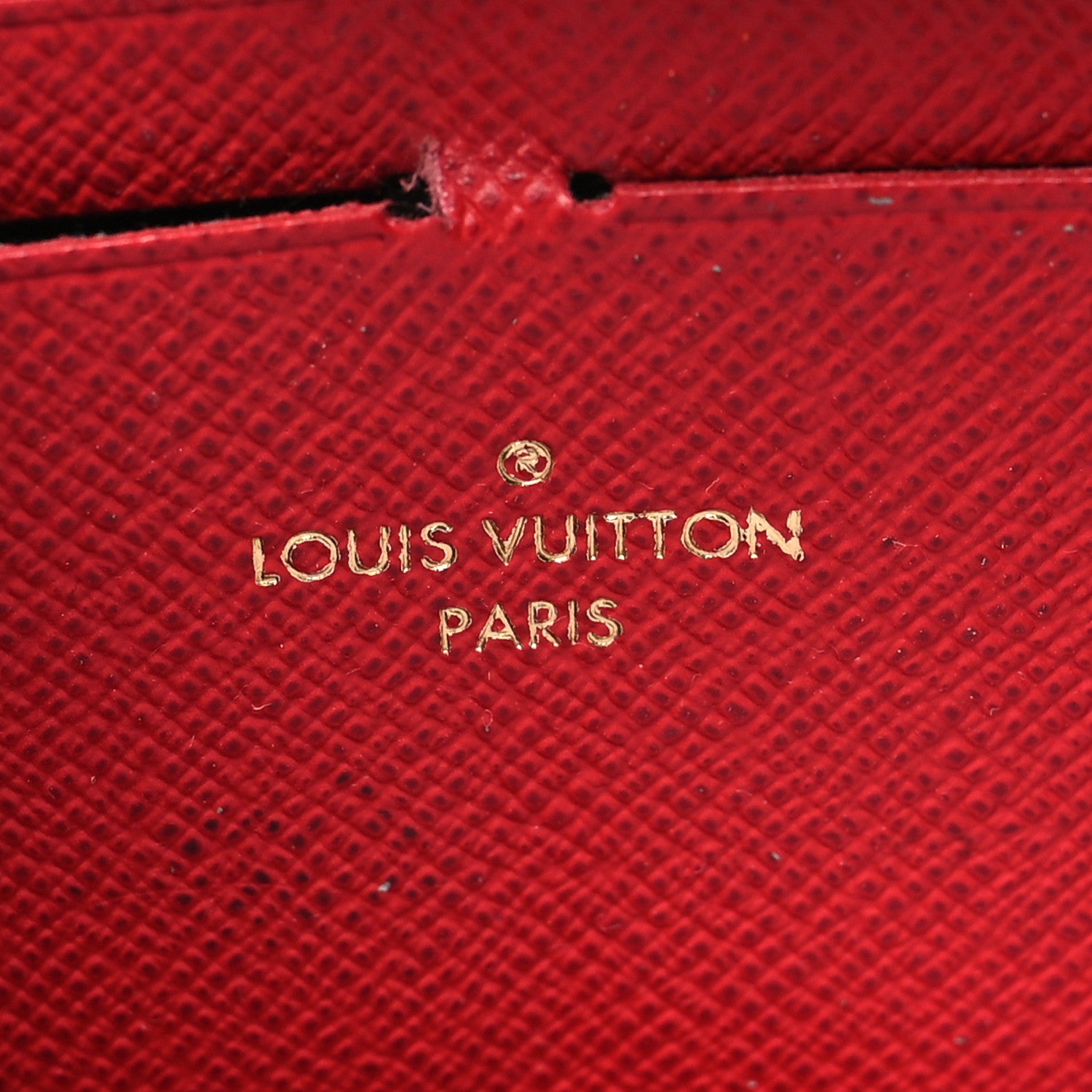 Louis Vuitton Damier Ebene Clemence Wallet Cherry 7 of 12