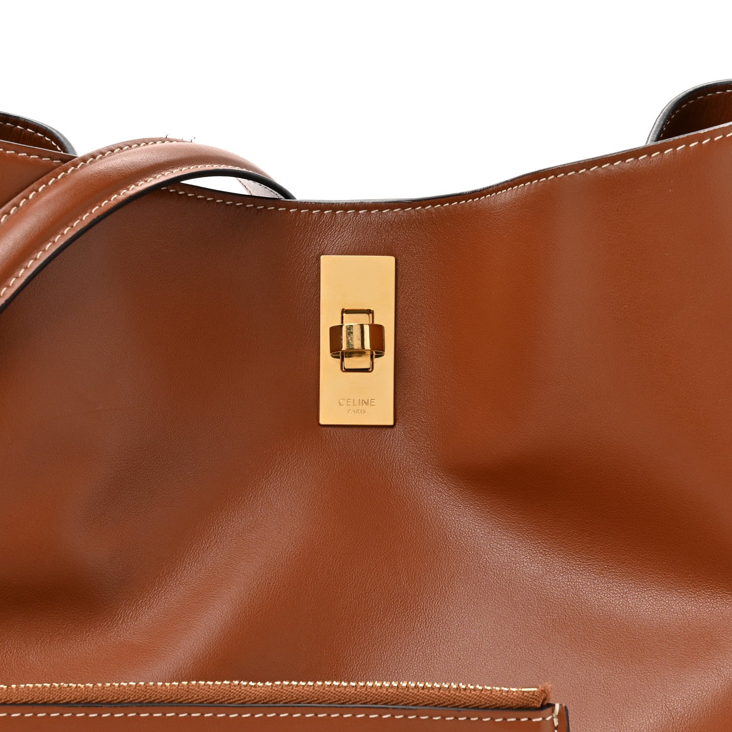 Celine Smooth Calfskin Bucket 16 Bag Tan 8 of 11
