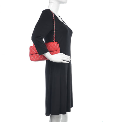 Chanel Caviar Quilted East West Flap Red 2 of 10