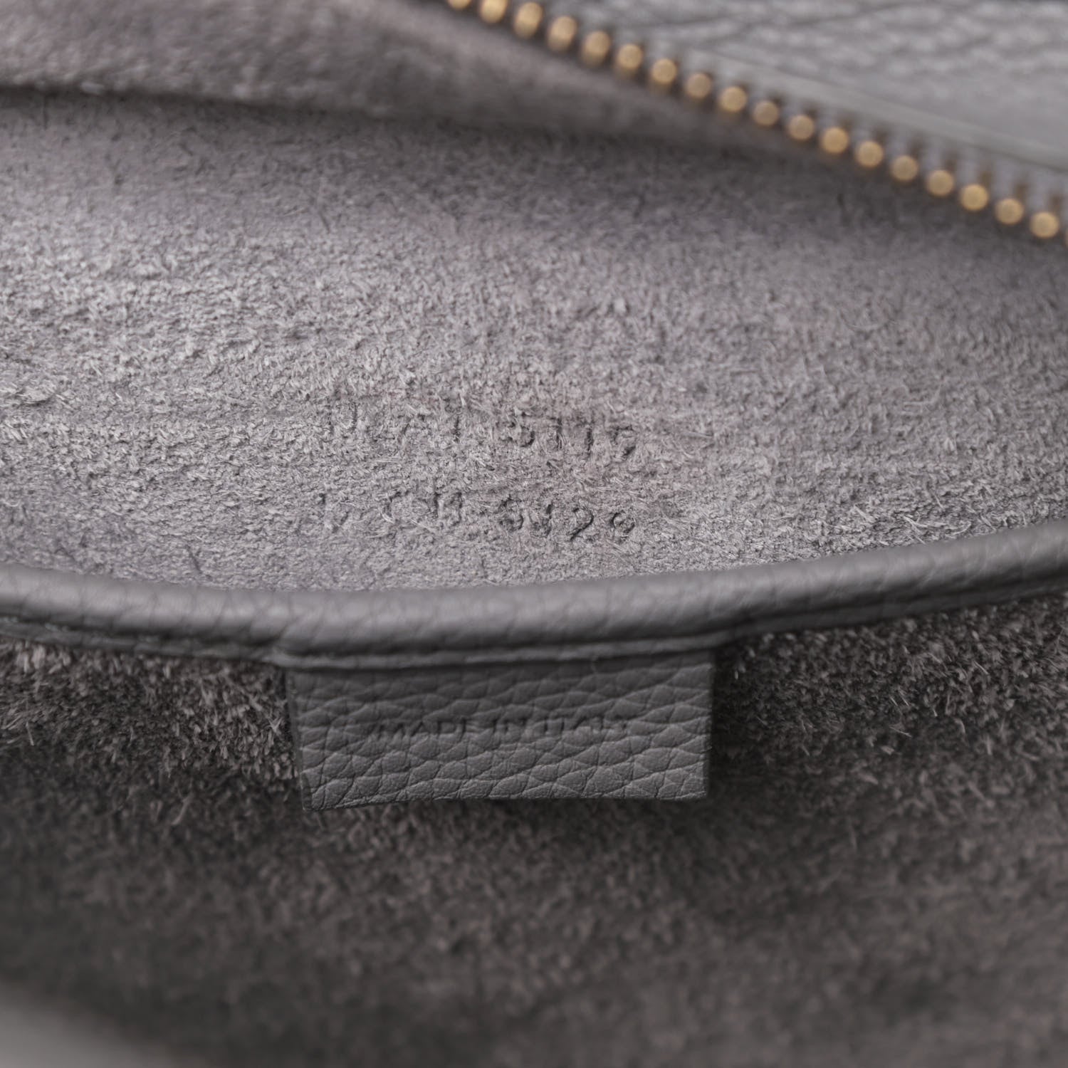 Celine Baby Drummed Calfskin Nano Luggage Kohl 8 of 18