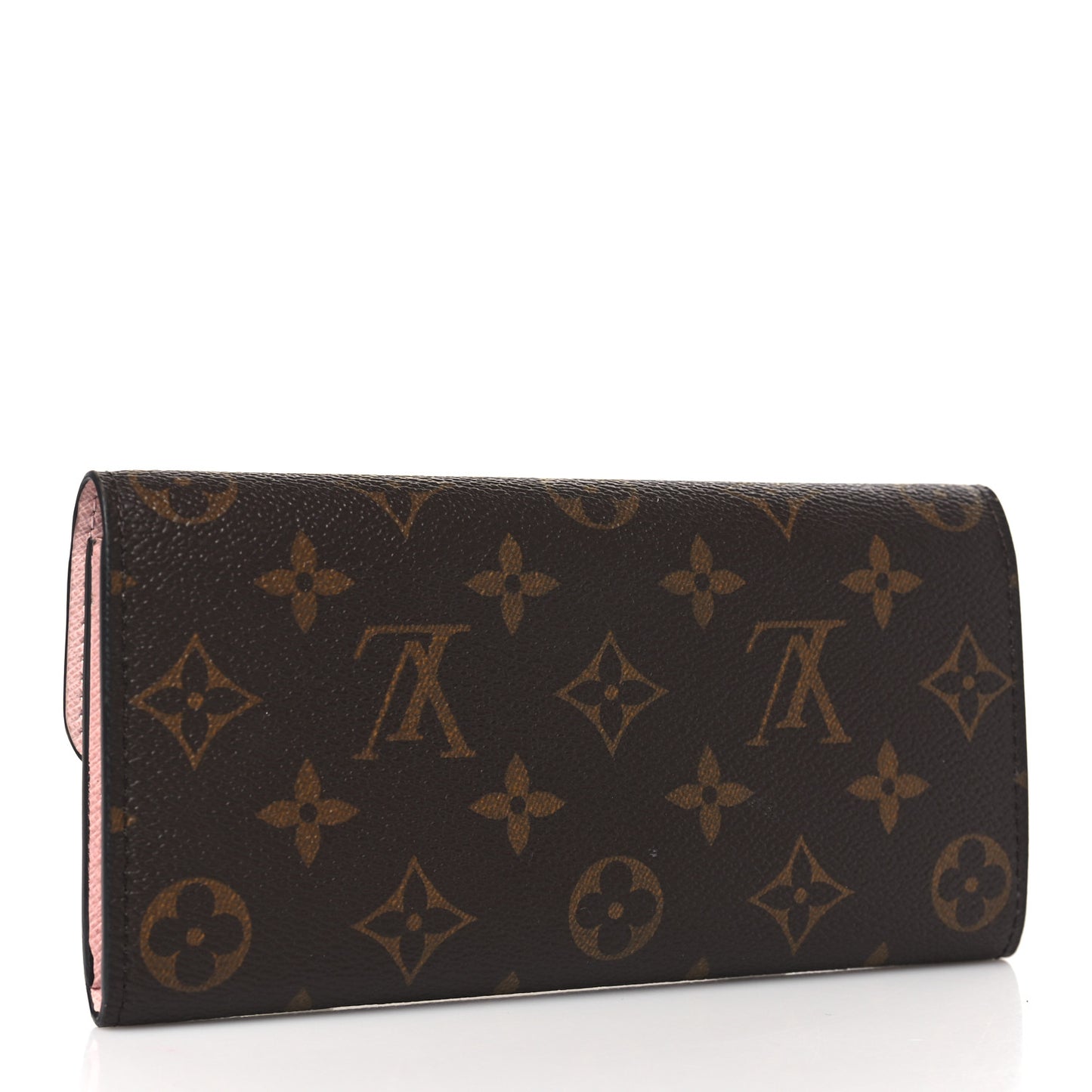 Monogram Emilie Wallet Rose Ballerine