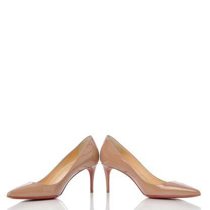 Christian Louboutin Patent Decollete 554 70 Pumps 36.5 Nude 6 of 10