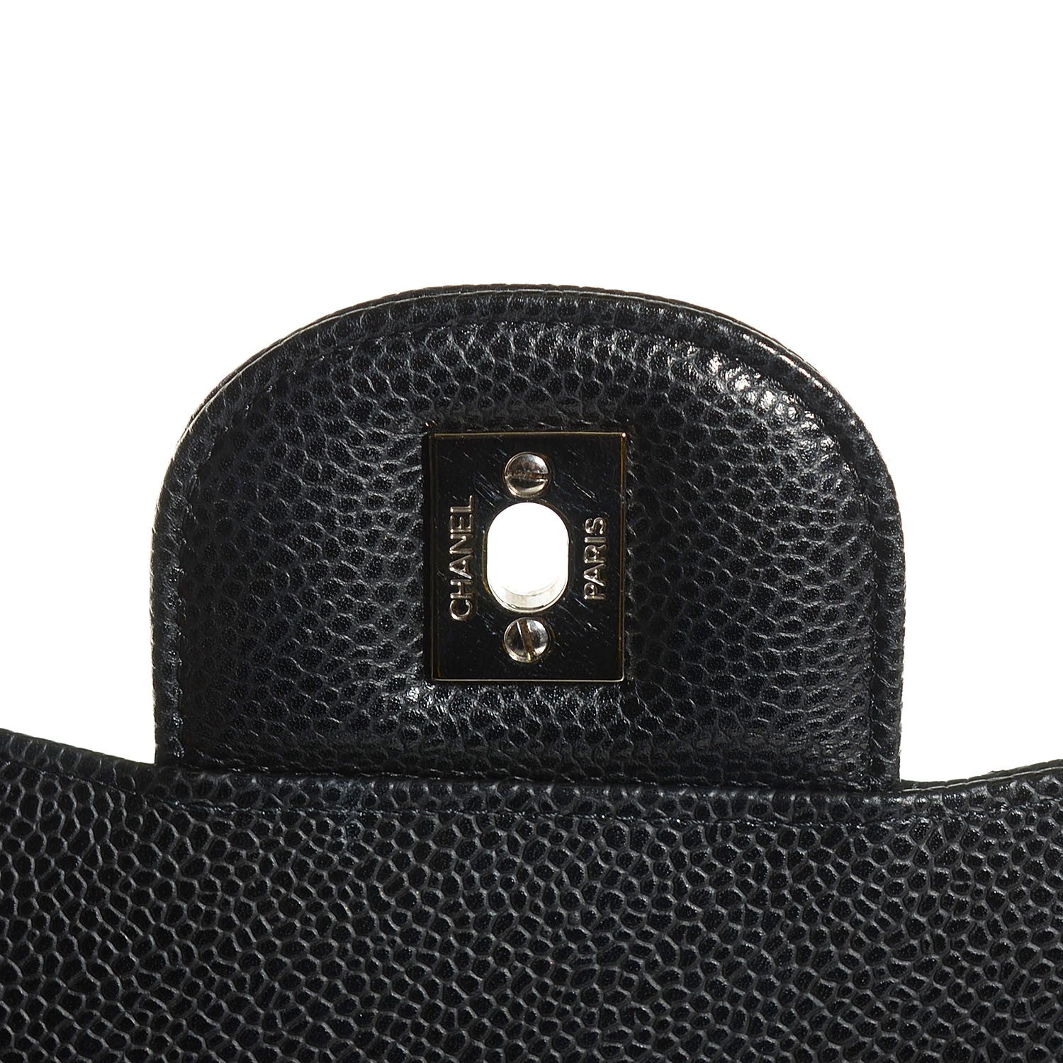 Chanel Caviar Quilted Jumbo Single Flap Black 6 of 8