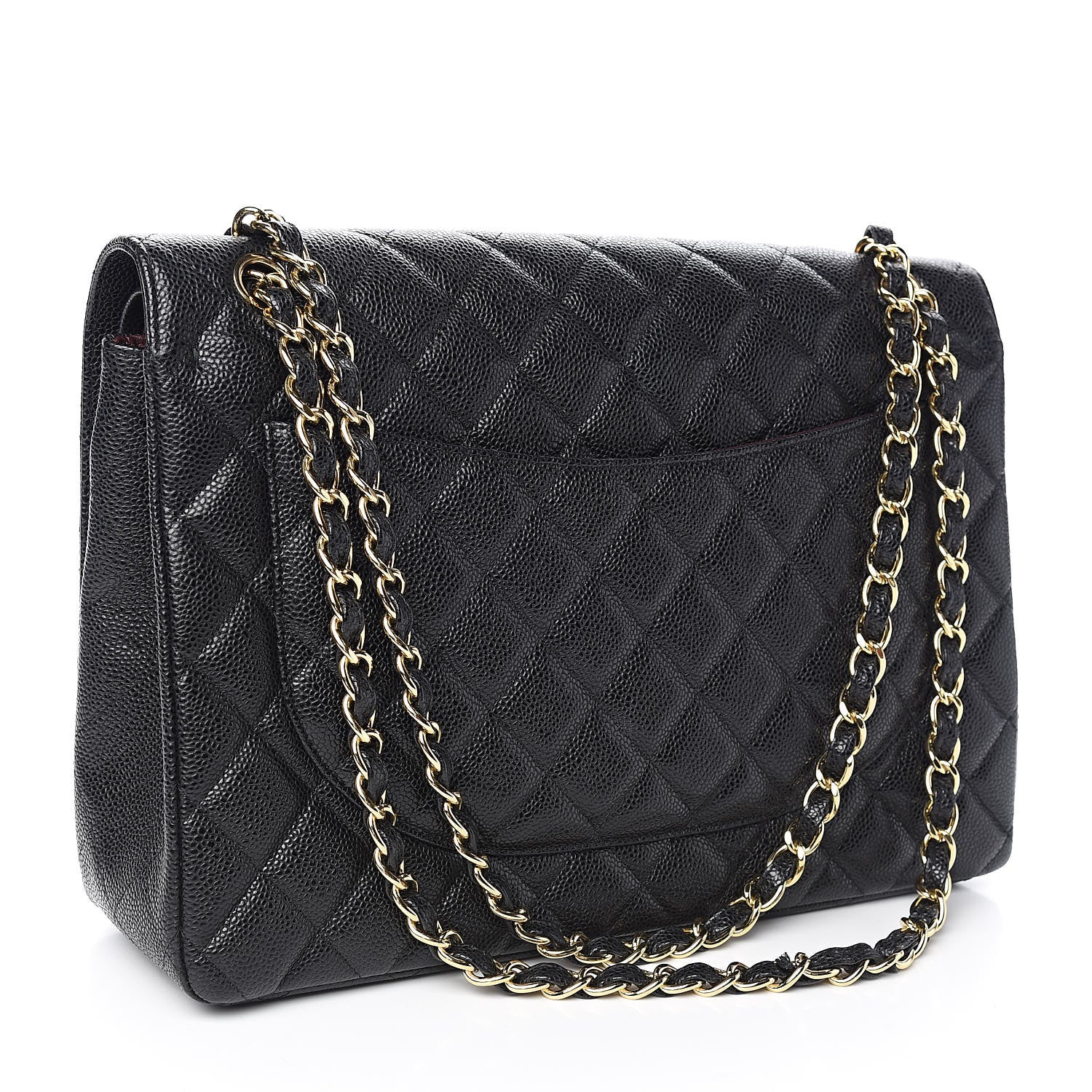 Chanel Caviar Quilted Maxi Double Flap Black 3 of 14