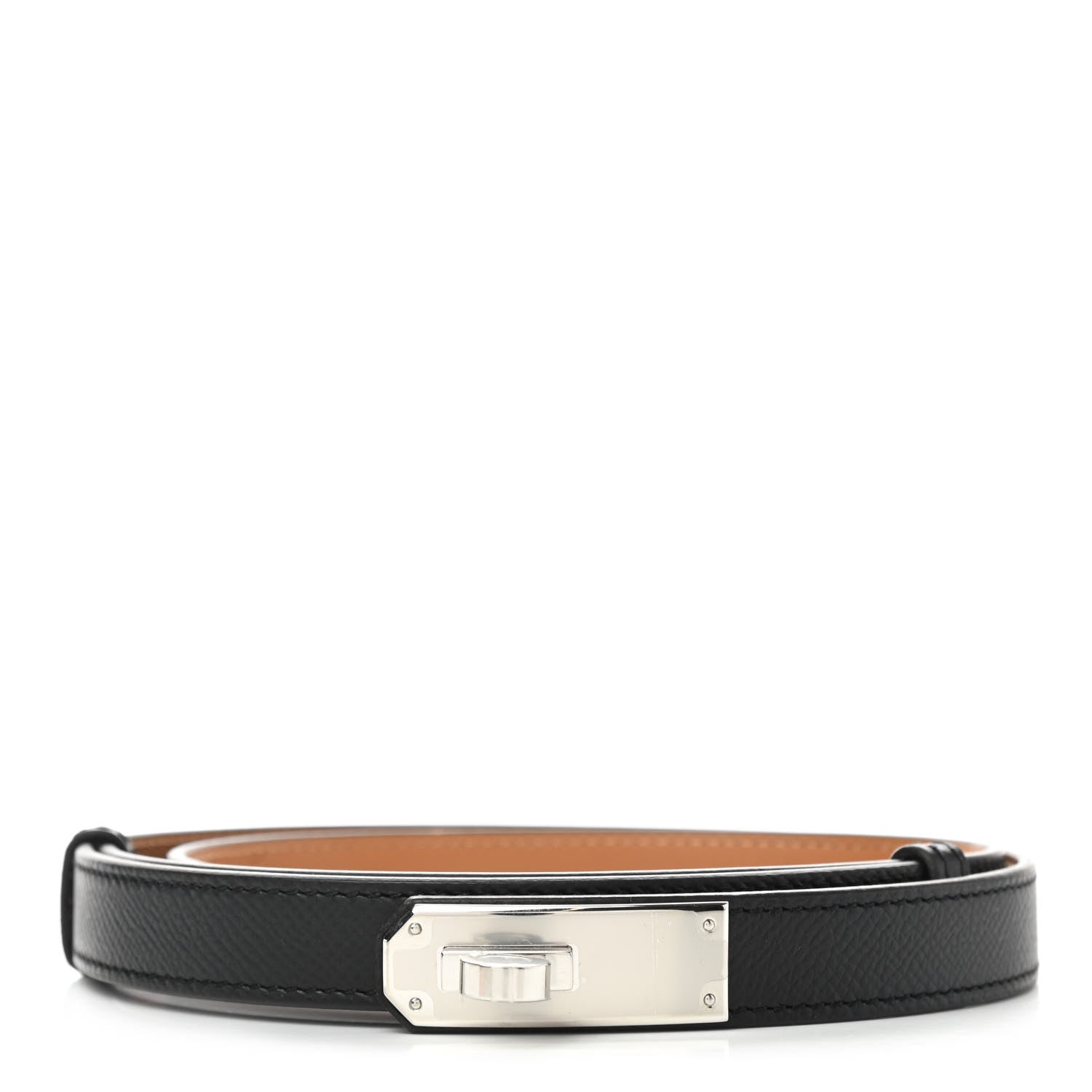 Hermes Epsom Kelly Belt Black 1 of 7