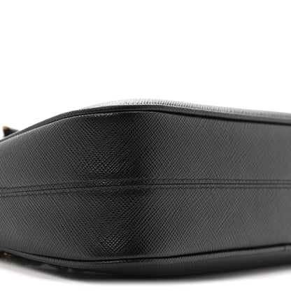 Prada Saffiano Lux Re-Edition 2005 Shoulder Bag Black 9 of 10
