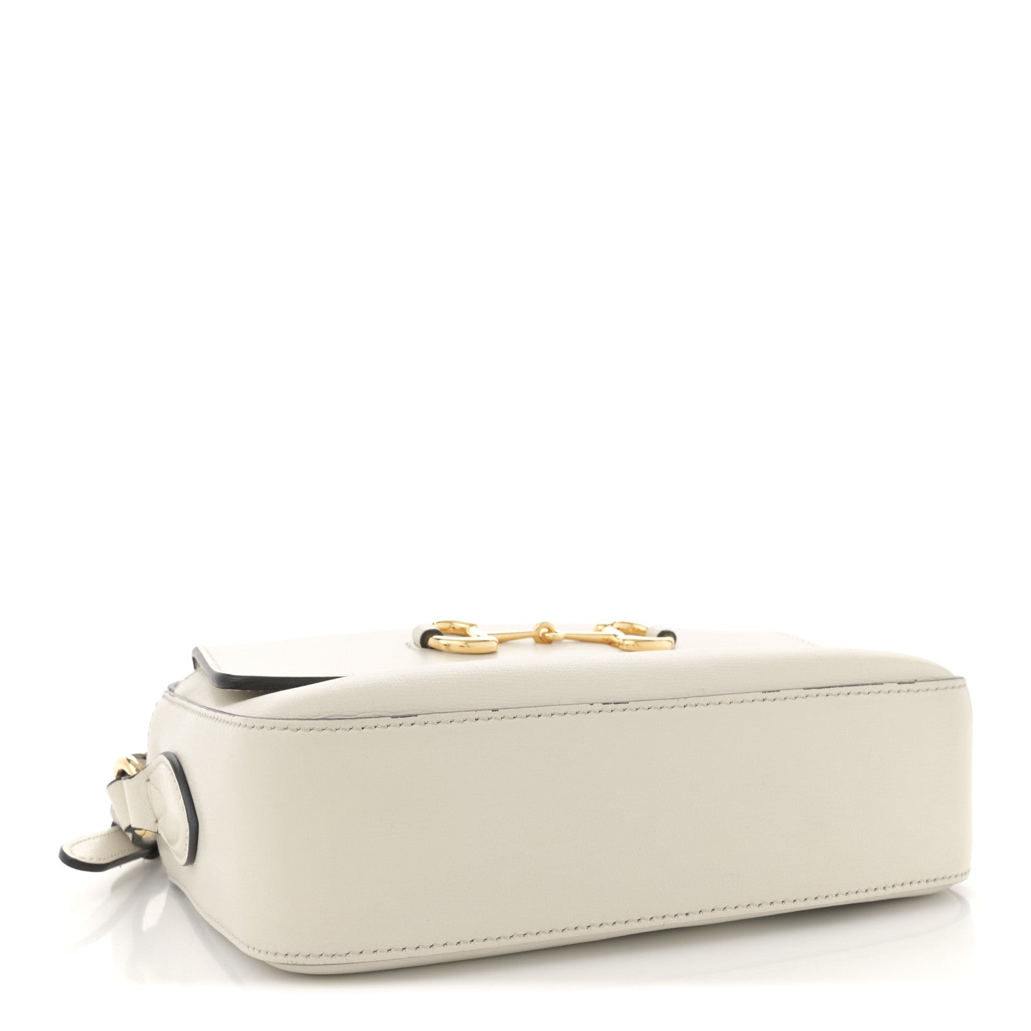 Gucci Azalea Calfskin Small Horsebit 1955 Shoulder Bag Mystic White 4 of 14