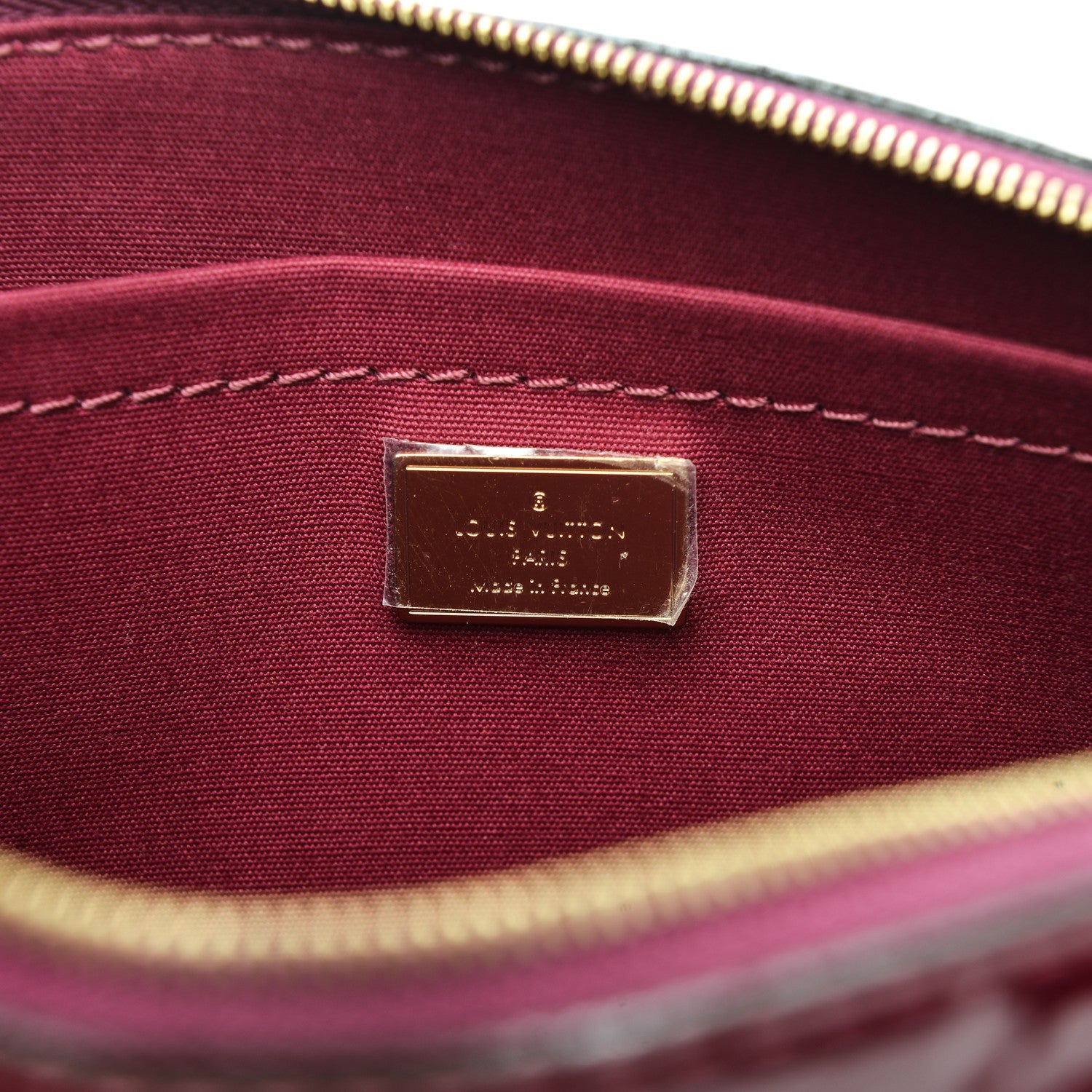 Louis Vuitton Vernis Santa Monica Clutch Magenta 6 of 6
