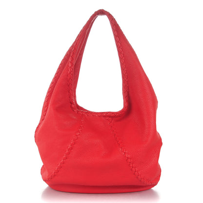 Bottega Veneta Cervo Deerskin Large Hobo Red 1 of 8
