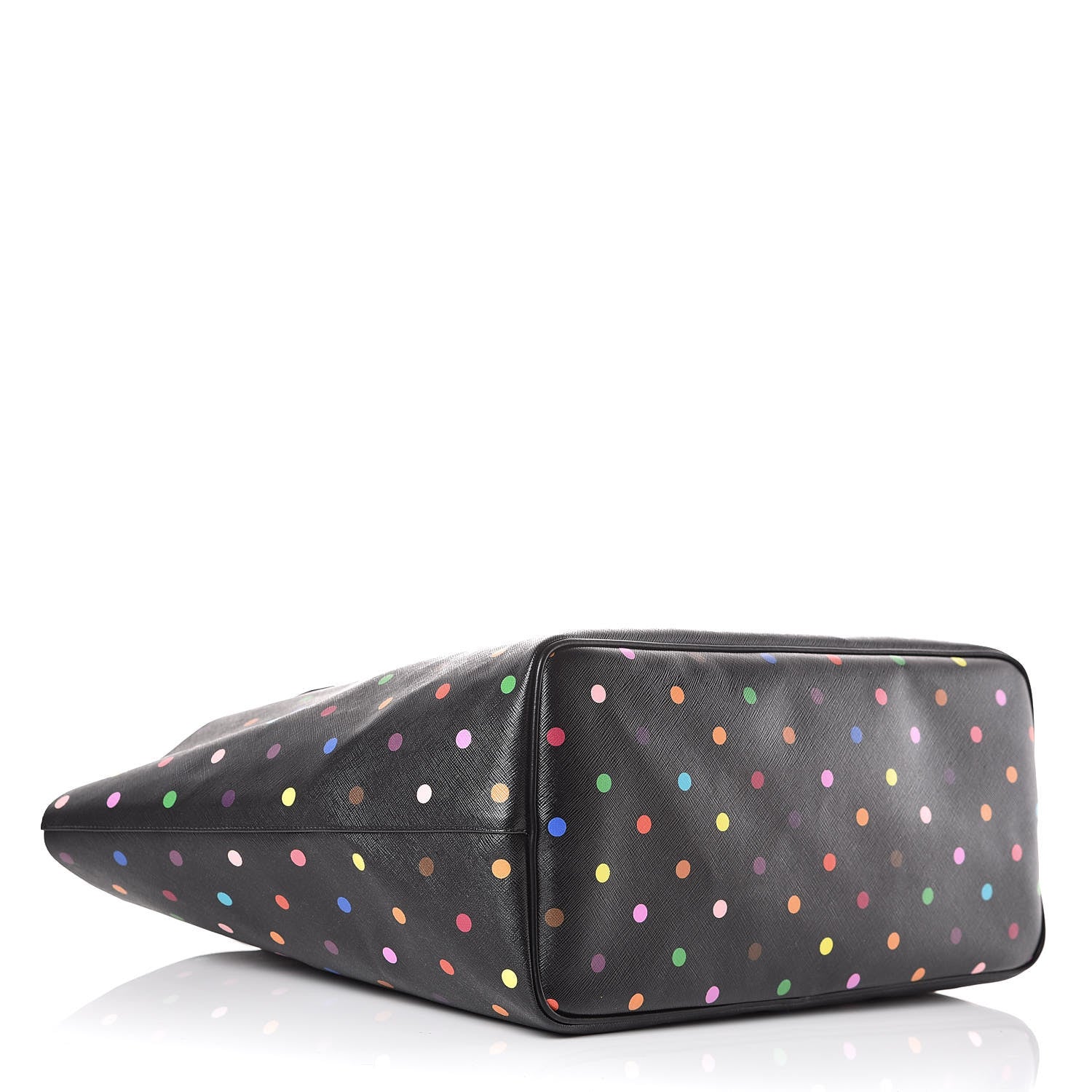 Givenchy Textured Coated Canvas Large Dots Print Antigona Tote Black 5 of 11