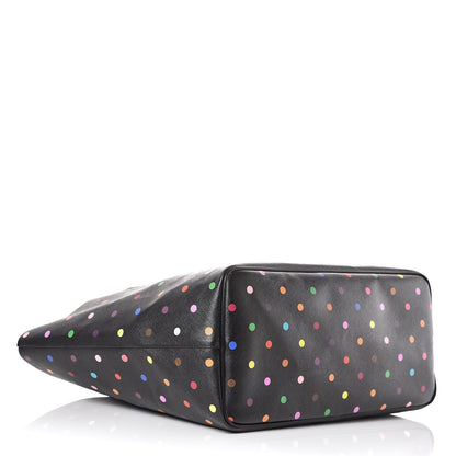 Givenchy Textured Coated Canvas Large Dots Print Antigona Tote Black 5 of 11