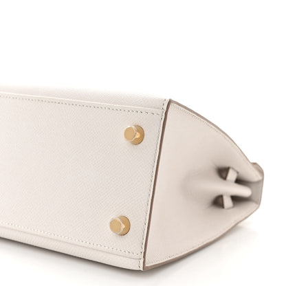 Hermes Epsom Kelly Sellier 25 Gris Pale 10 of 11
