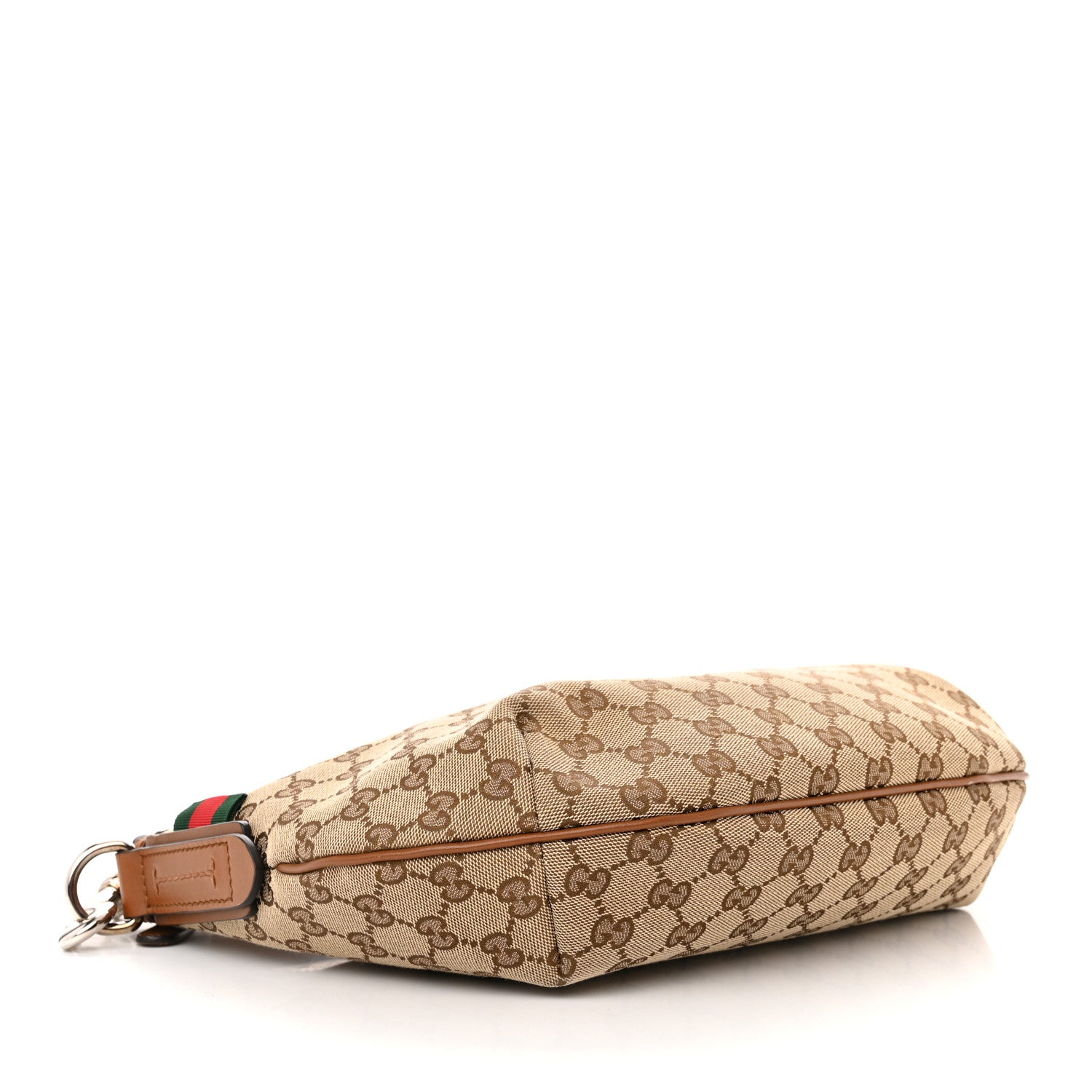 Gucci Monogram Medium Half Moon Hobo Brown 4 of 11