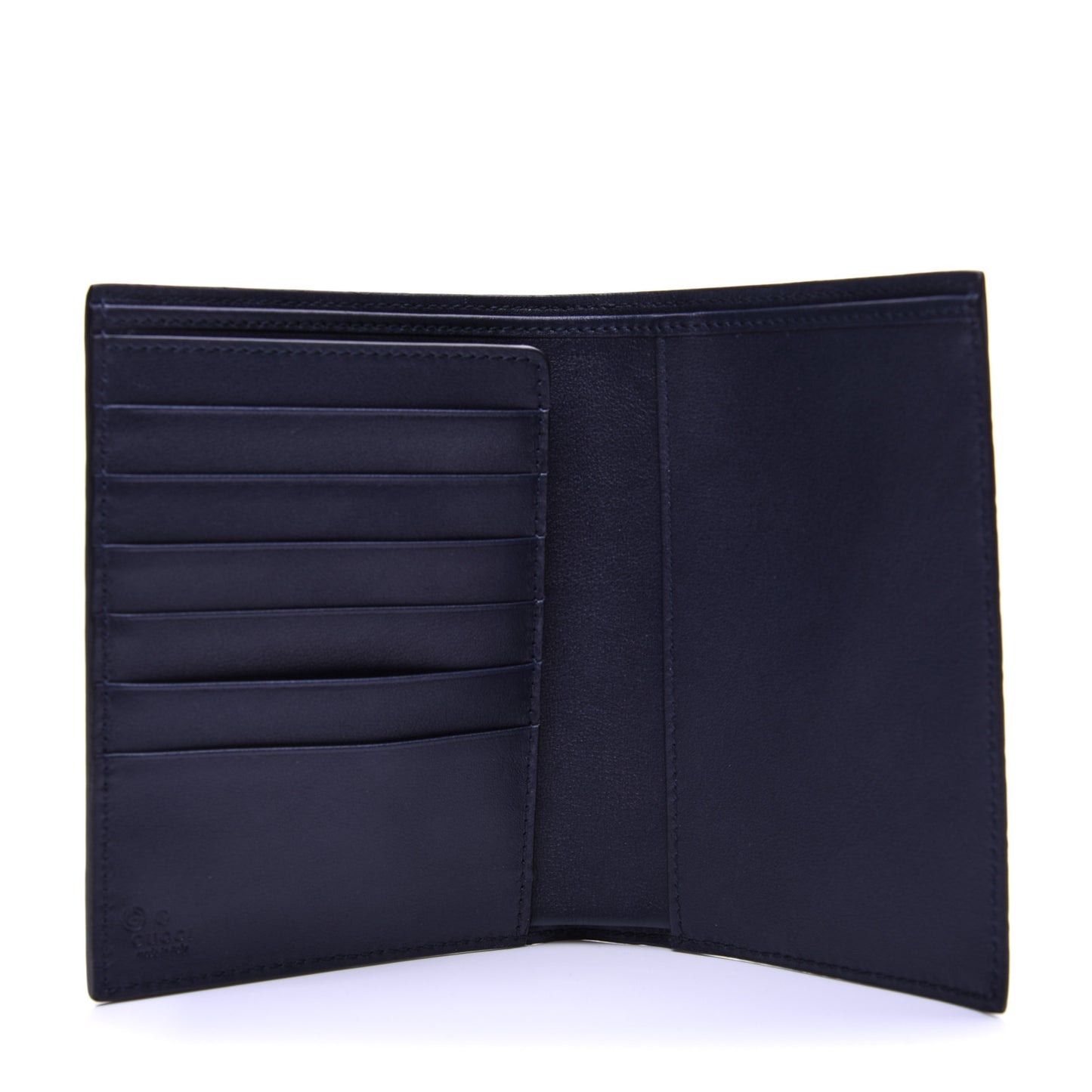 Microguccissima Passport Case Blue
