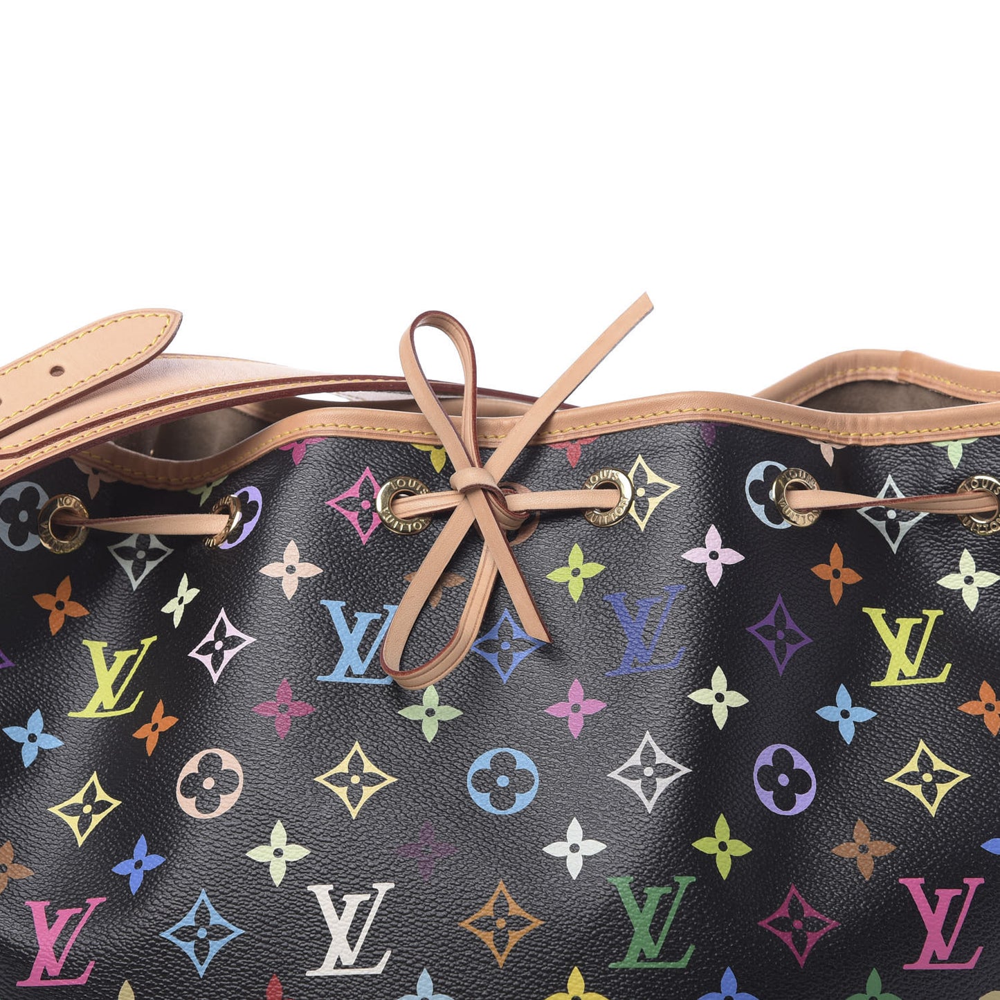 Monogram Multicolor Petit Noe Black