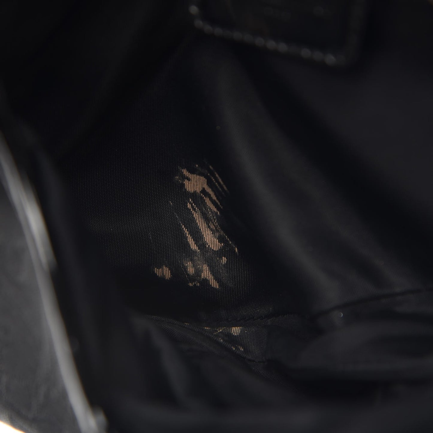 Monogram Saddle Bag Black