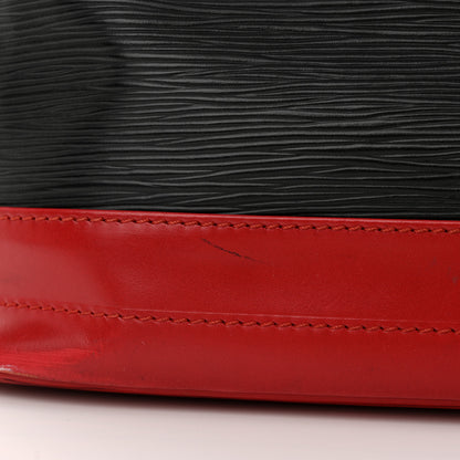 Louis Vuitton Epi Bi-Color Noe Castillan Red Black 12 of 15