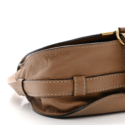 Chloe Grained Calfskin Small Marcie Saddle Bag Nut 9 of 15