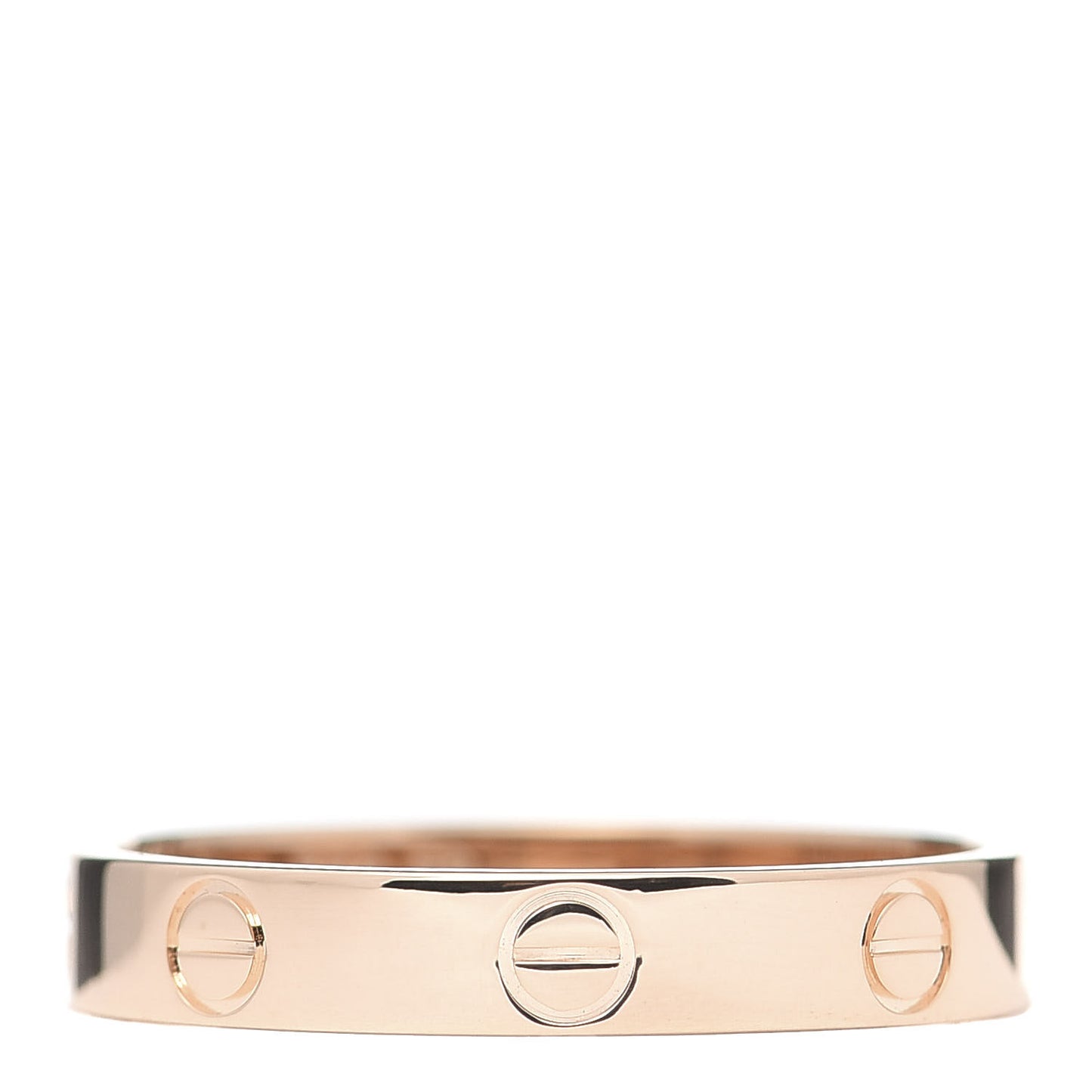 18K Pink Gold 3.5mm LOVE Wedding Band Ring 59 8.75