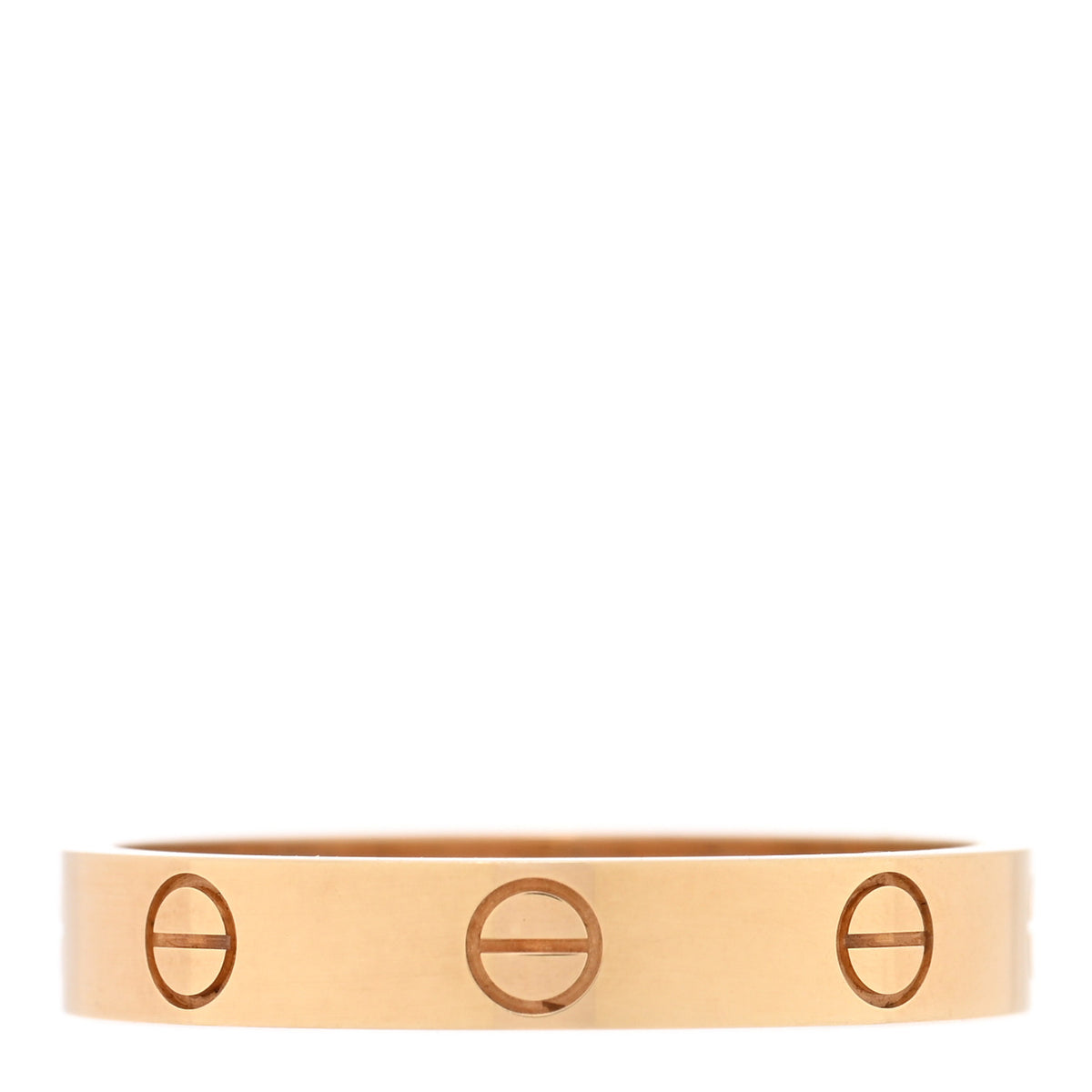 18K Yellow Gold 3.5mm LOVE Wedding Band Ring 59 8.75