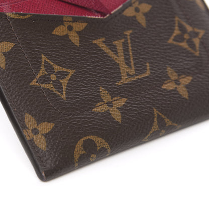 Louis Vuitton Monogram Zipped Card Holder Fuchsia 9 of 10
