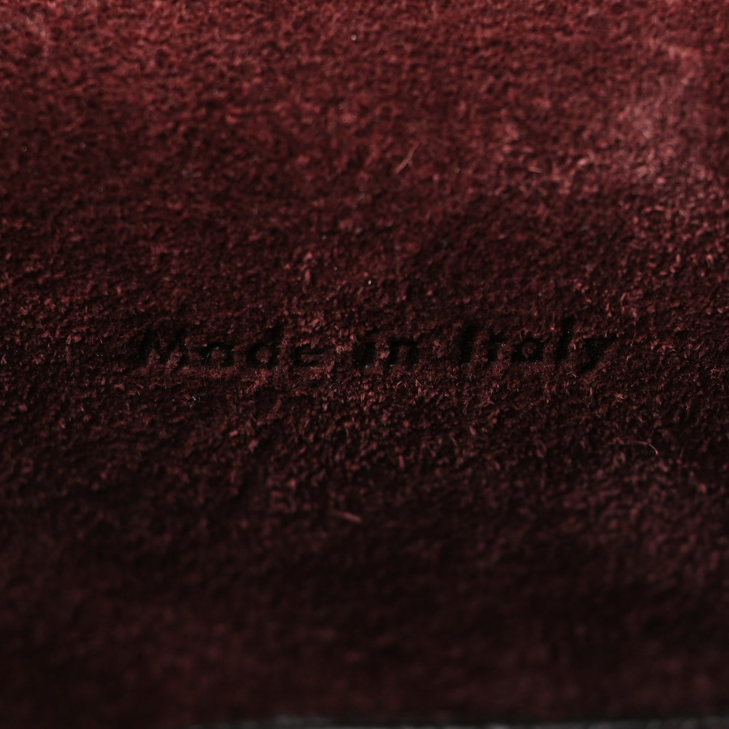 Goatskin Smooth Calfskin Mini Belt Bag Burgundy