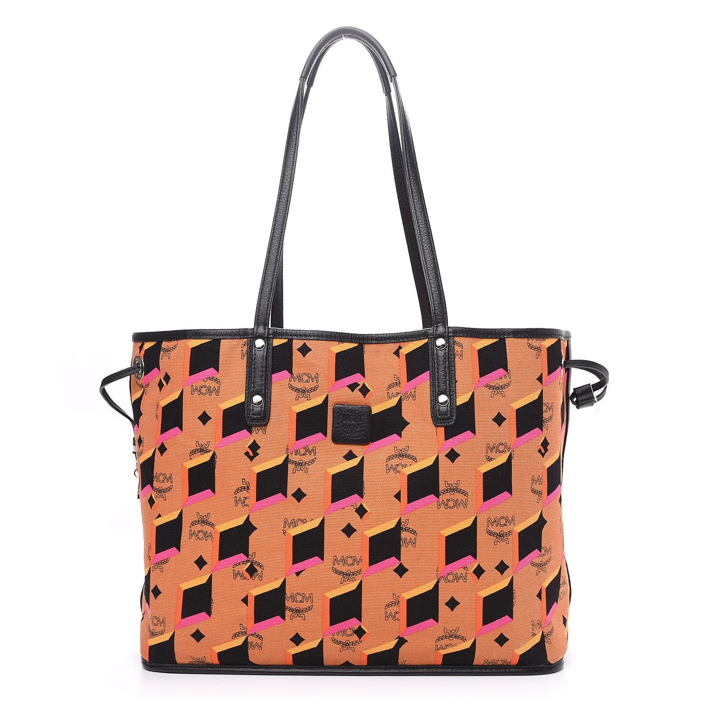 Visetos Medium Liz Reversible Shopper Tote Pink
