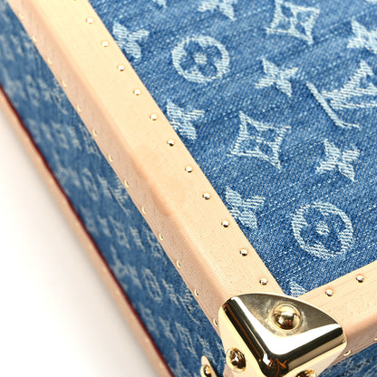 Louis Vuitton Monogram Denim Petite Valise Blue 9 of 10