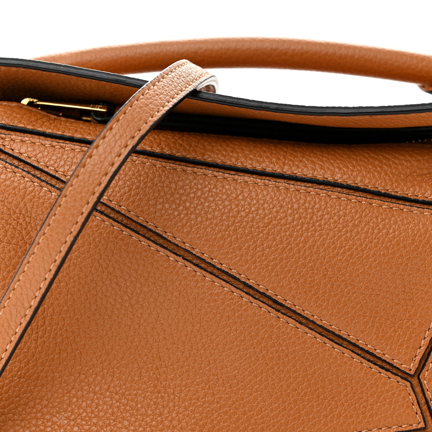 Loewe Calfskin Mini Puzzle Bag Tan 8 of 10