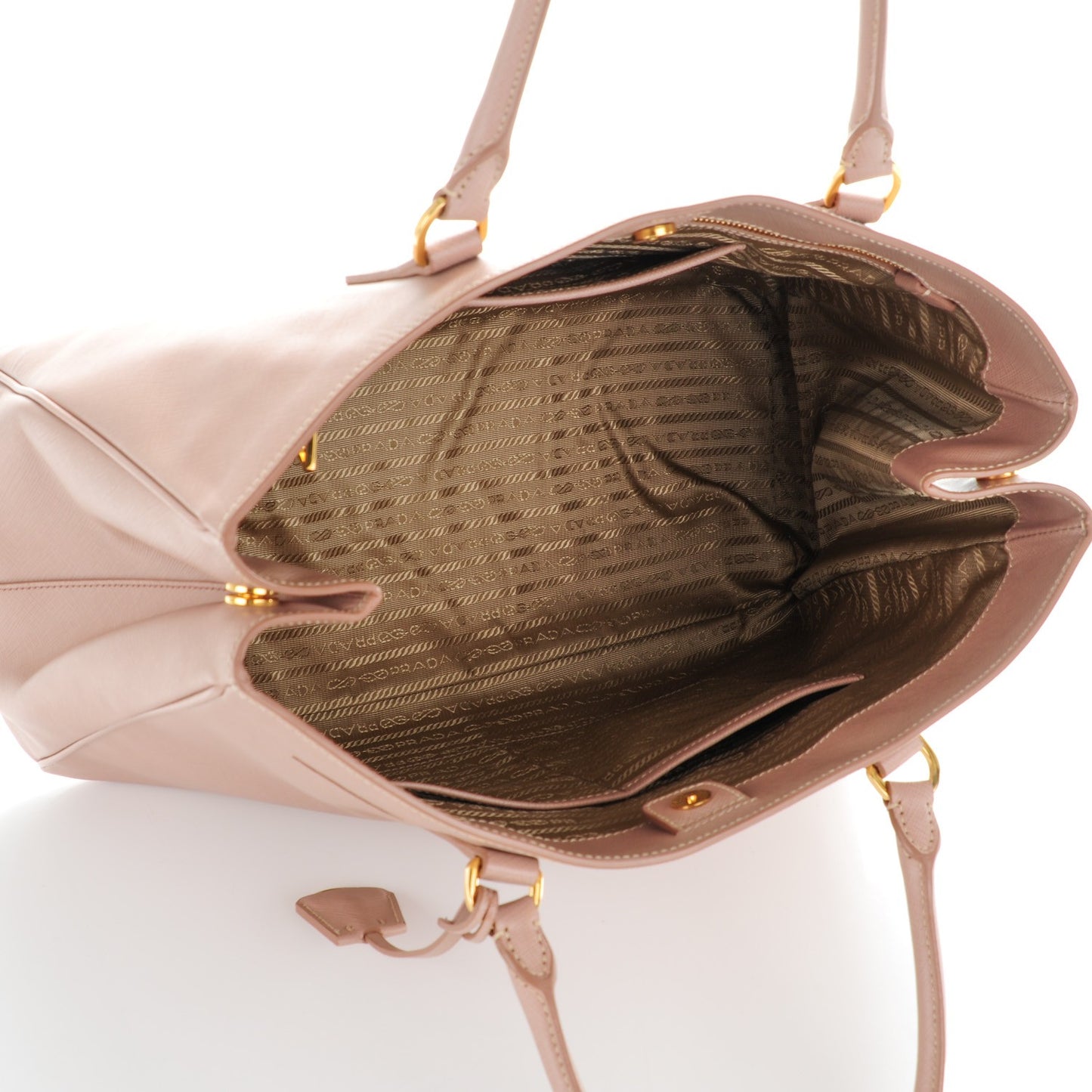 Saffiano Lux Large Tote Cammeo