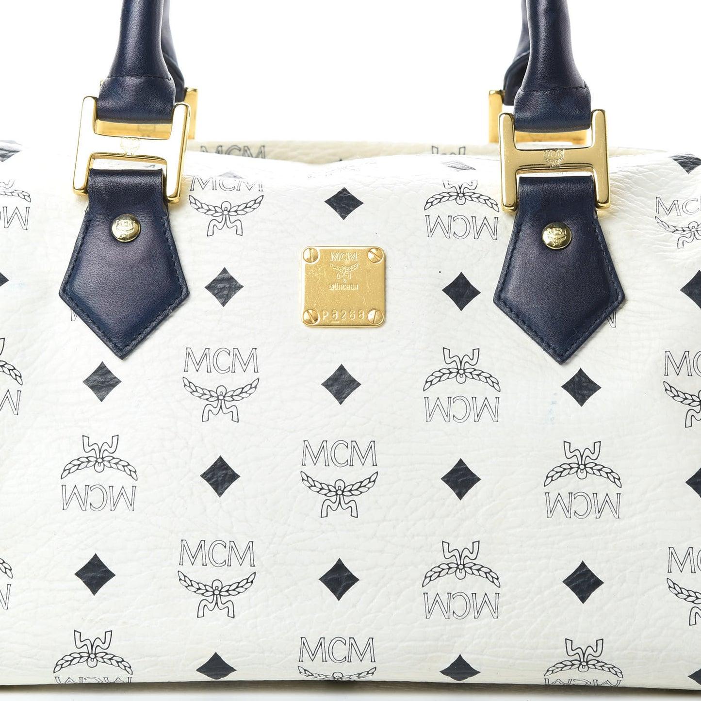 Visetos Boston Satchel White