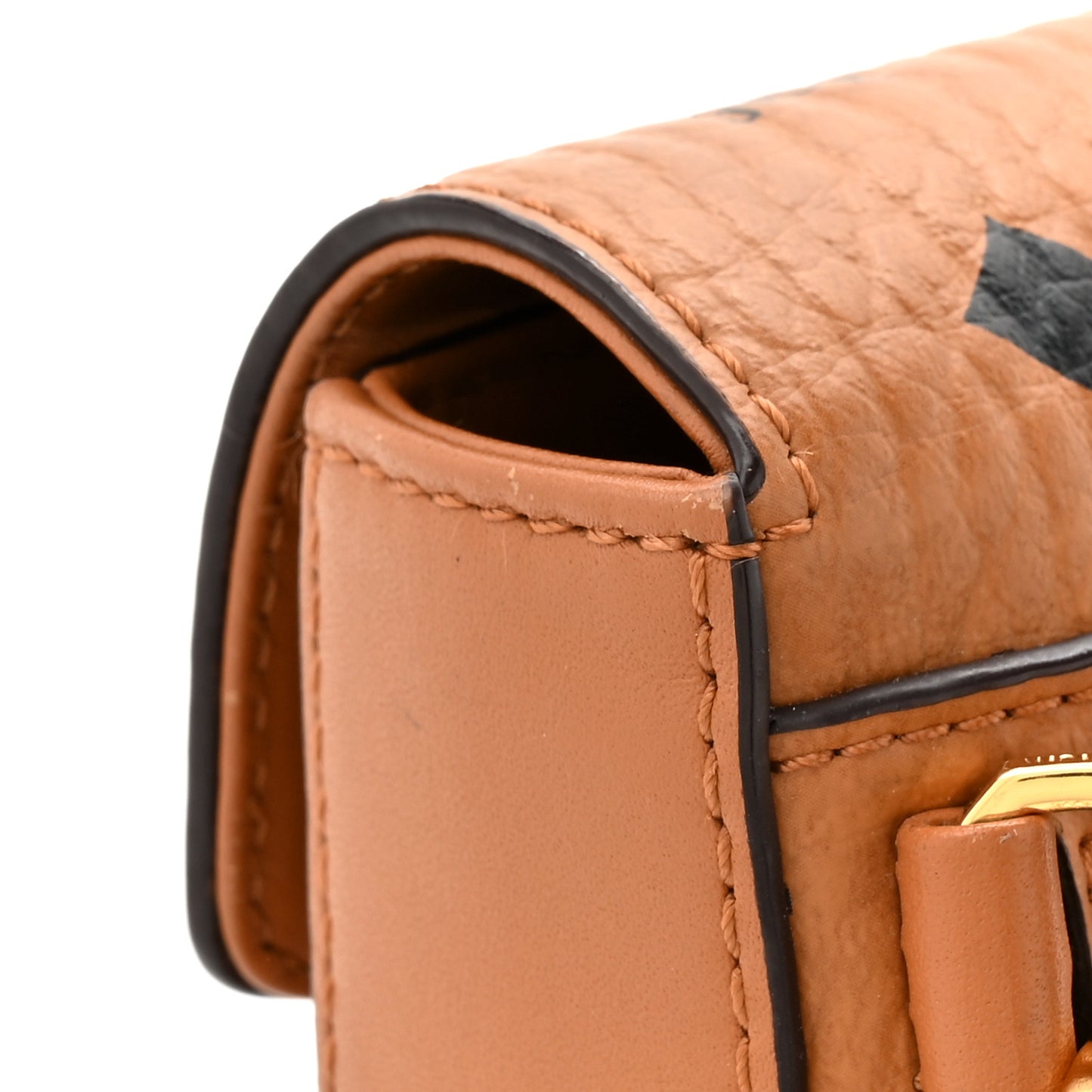 Visetos Small Millie Crossbody Belt Bag Cognac