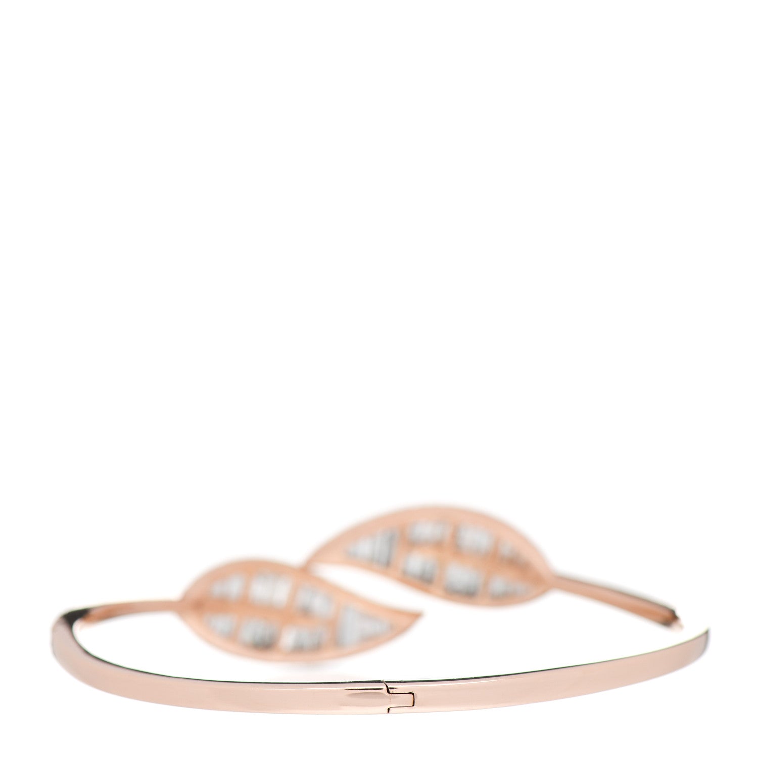 Anita Ko 18K Rose Gold Diamond Classic Leaf Bracelet 2 of 4