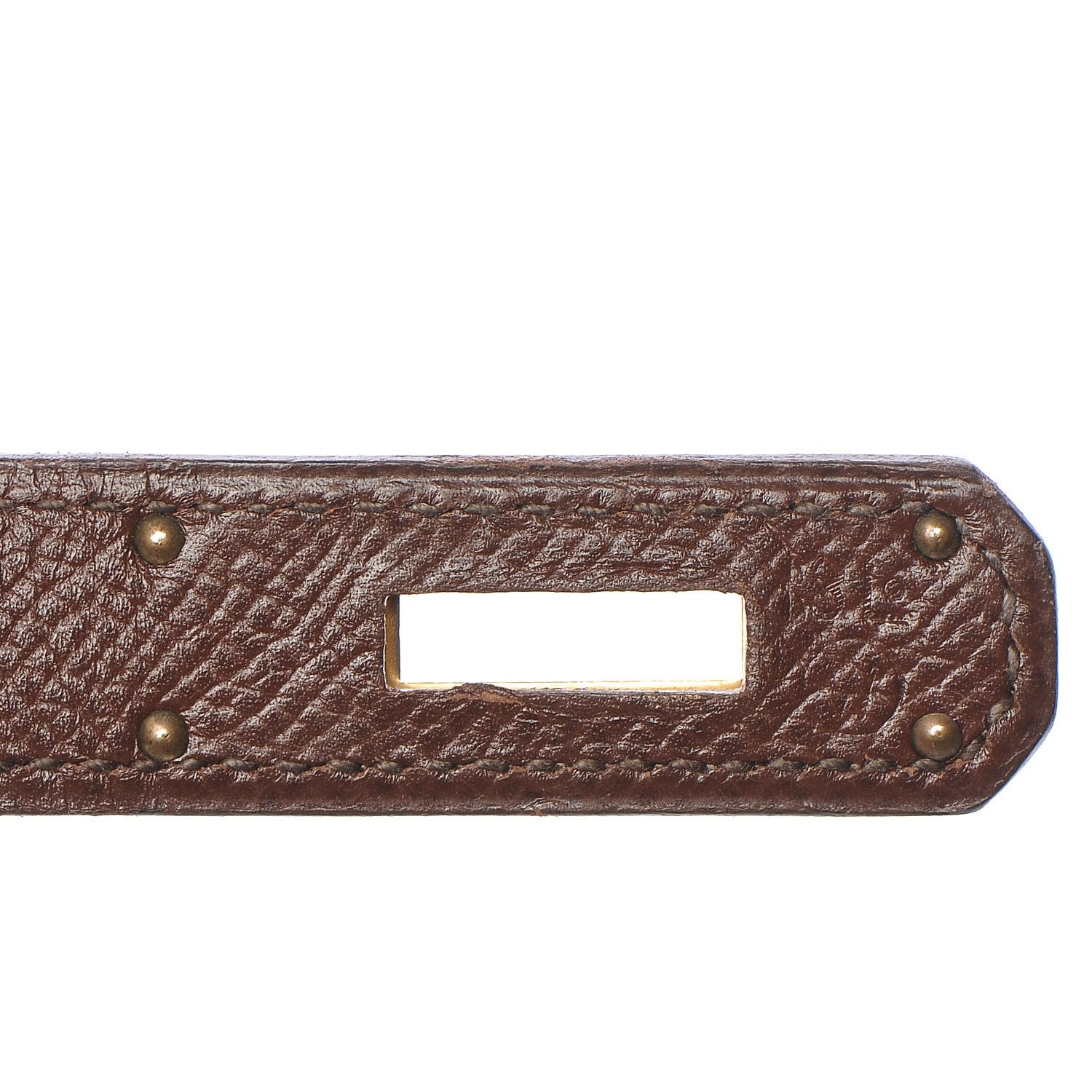 Hermes Courchevel Kelly Retourne 32 Chocolate 10 of 44