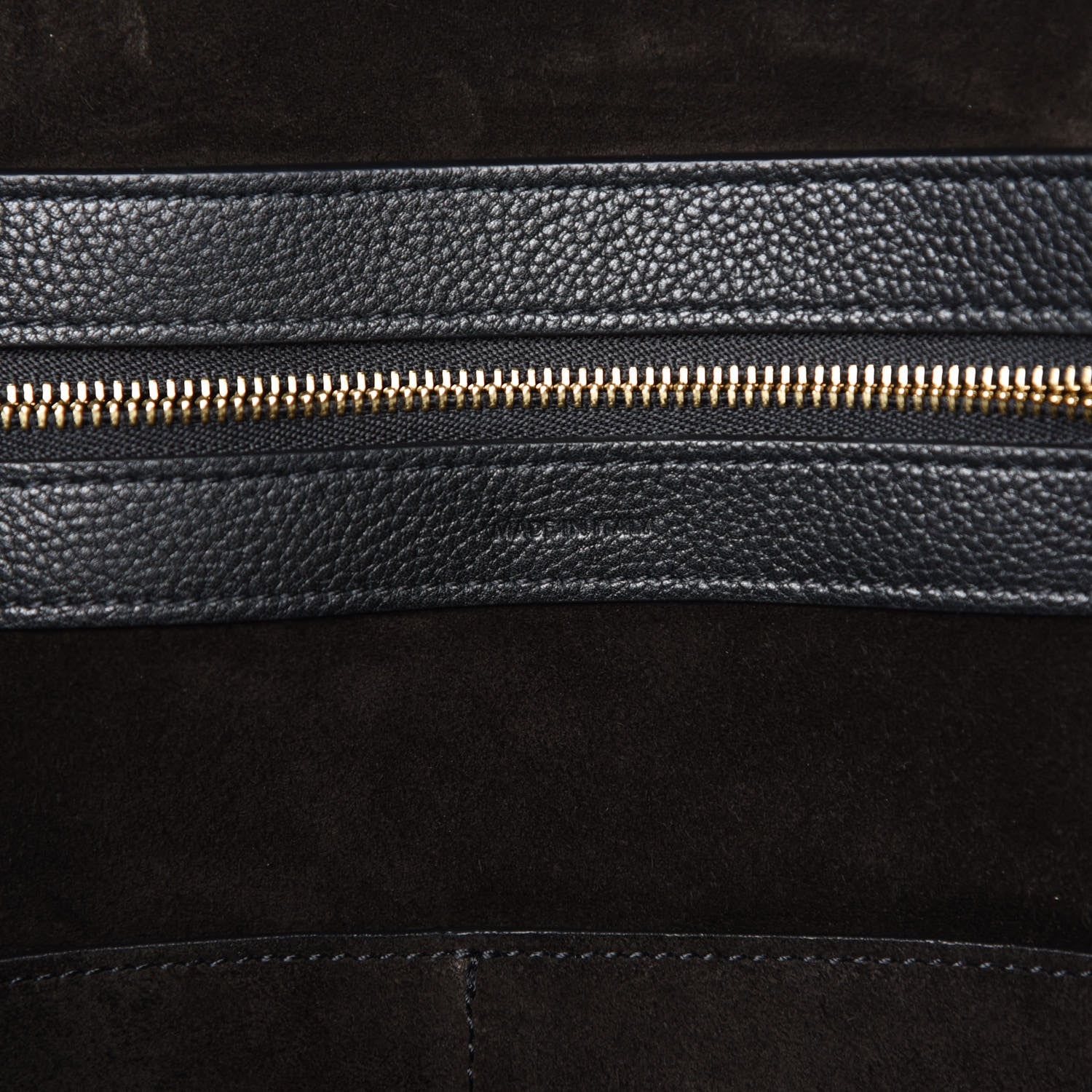 Celine Soft Grained Calfskin Small Belt Cabas Phantom Black 6 of 9