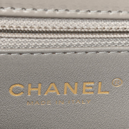 Chanel Lambskin Quilted Medium Trendy CC Flap Dual Handle Bag Grey 8 of 17