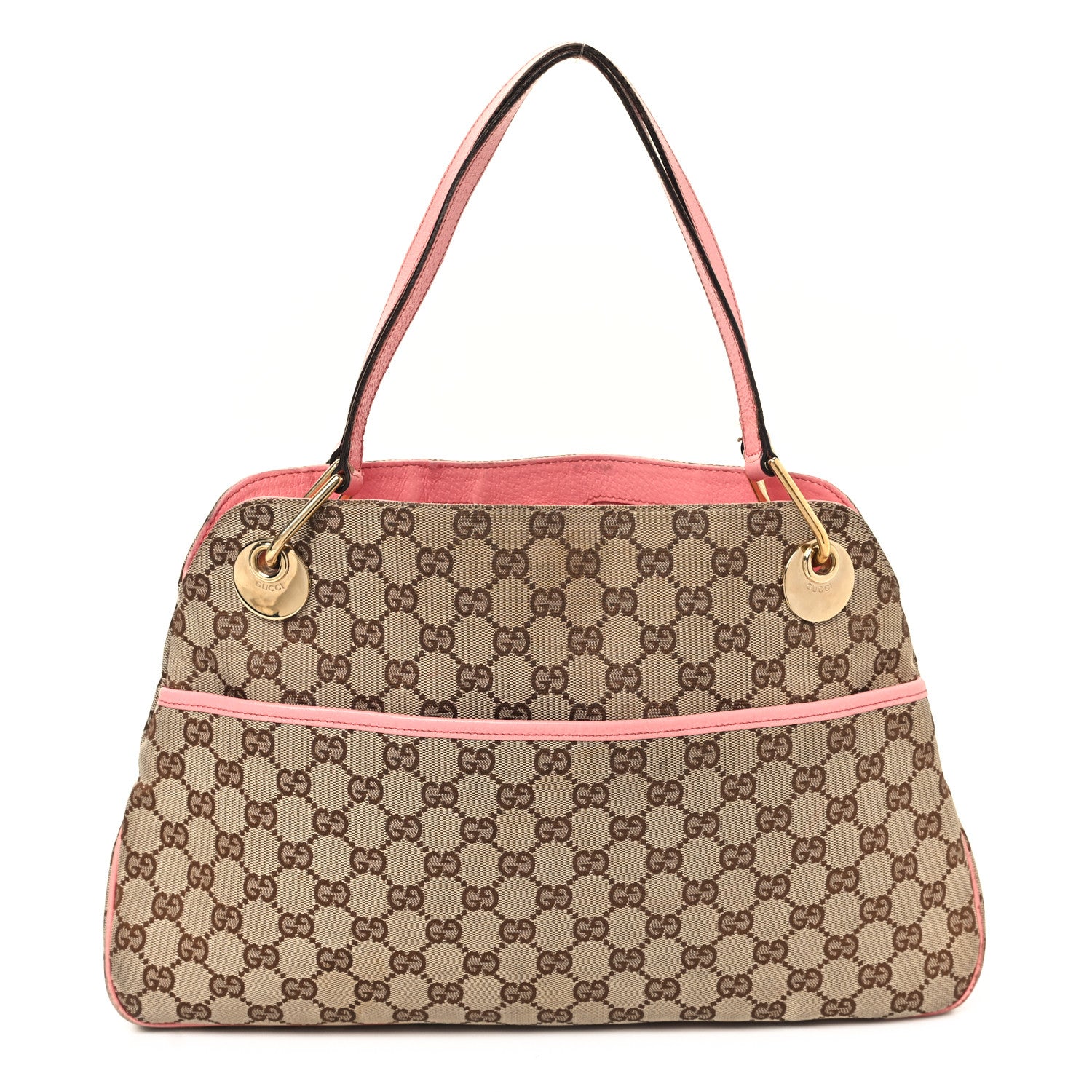 Gucci Monogram Medium Eclipse Shoulder Bag Pink 1 of 12