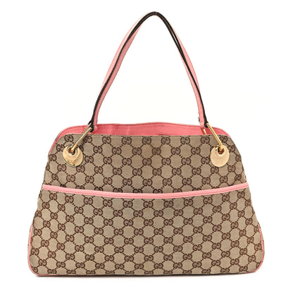 Gucci Monogram Medium Eclipse Shoulder Bag Pink 1 of 12