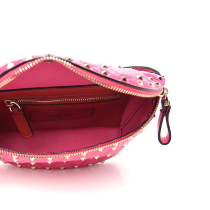 Valentino Garavani Nappa Rockstud Spike Belt Bag 85 Pink Orchid 5 of 9