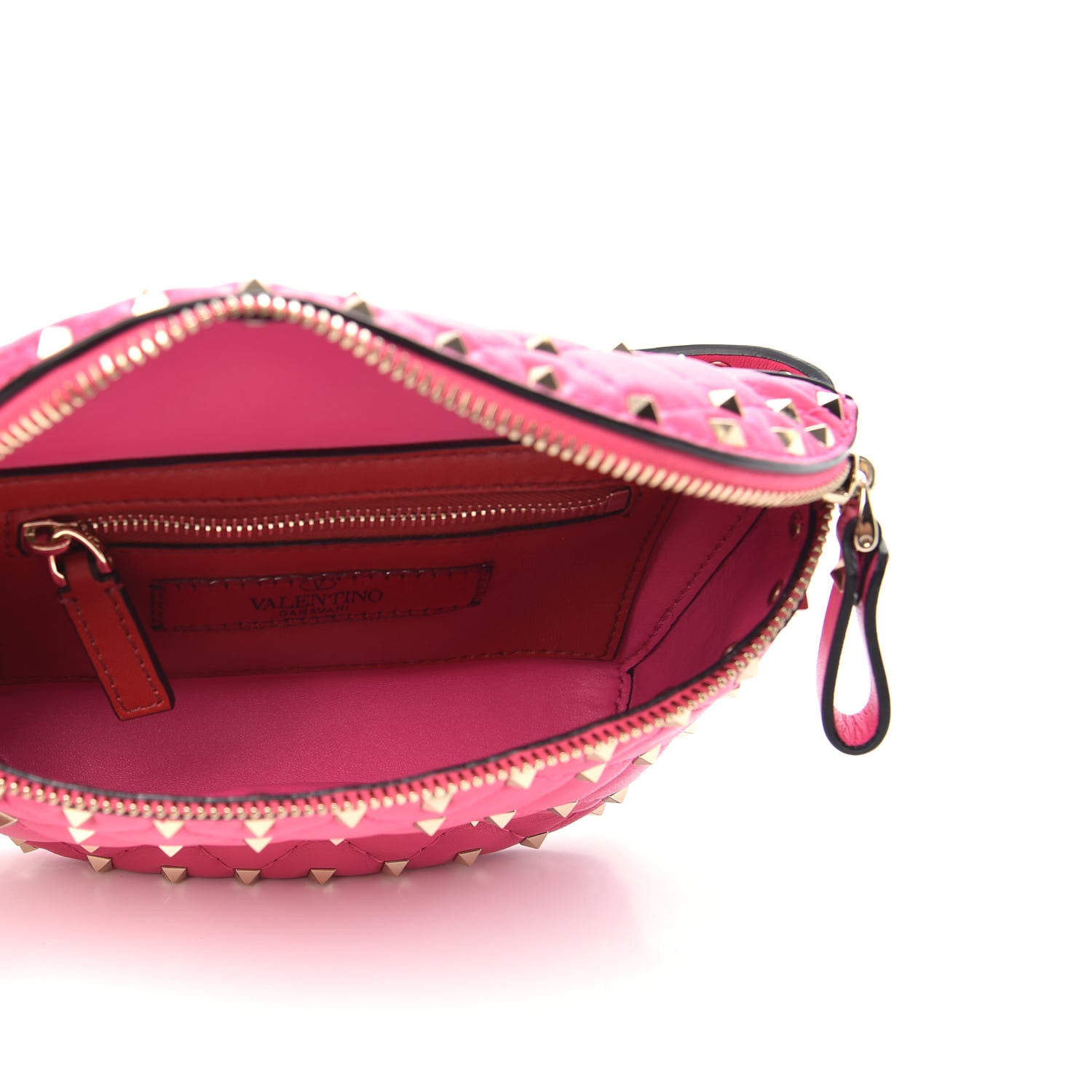 Valentino Garavani Nappa Rockstud Spike Belt Bag 85 Pink Orchid 5 of 9