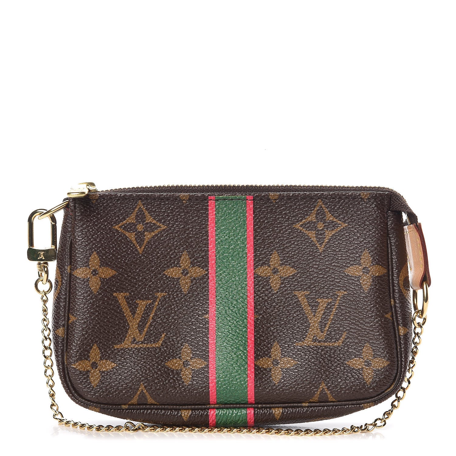 Louis Vuitton Monogram My LV Heritage Mini Pochette Accessories Vert Fuchsia 1 of 8
