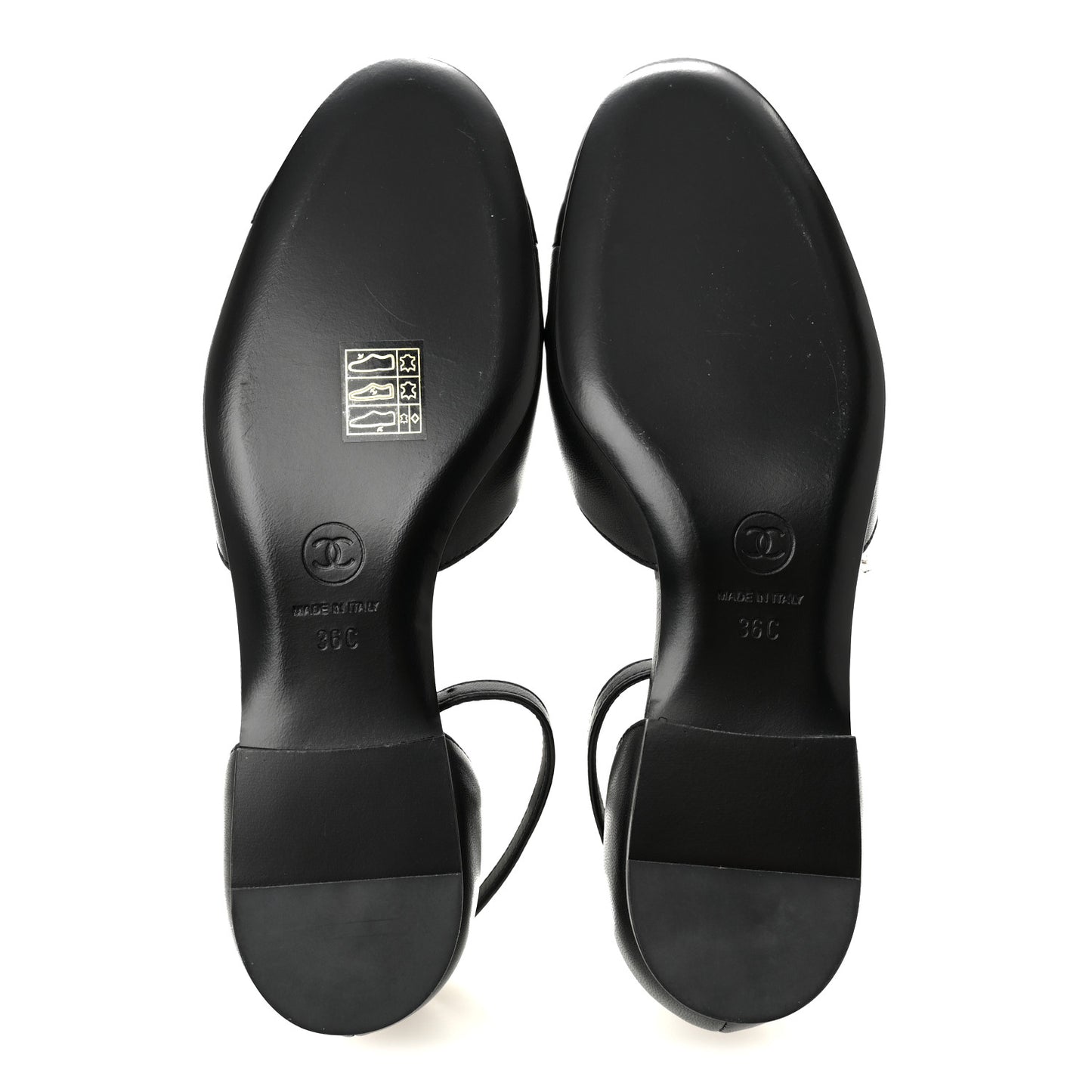 Lambskin Patent Calfskin Cap Toe Camellia Mary Jane Flats 36 Black