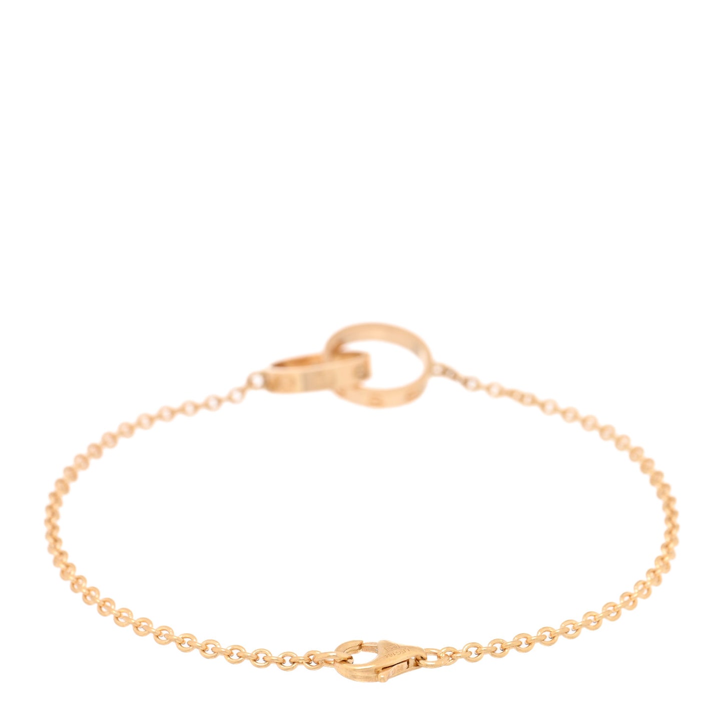 18K Yellow Gold Interlocking LOVE Bracelet