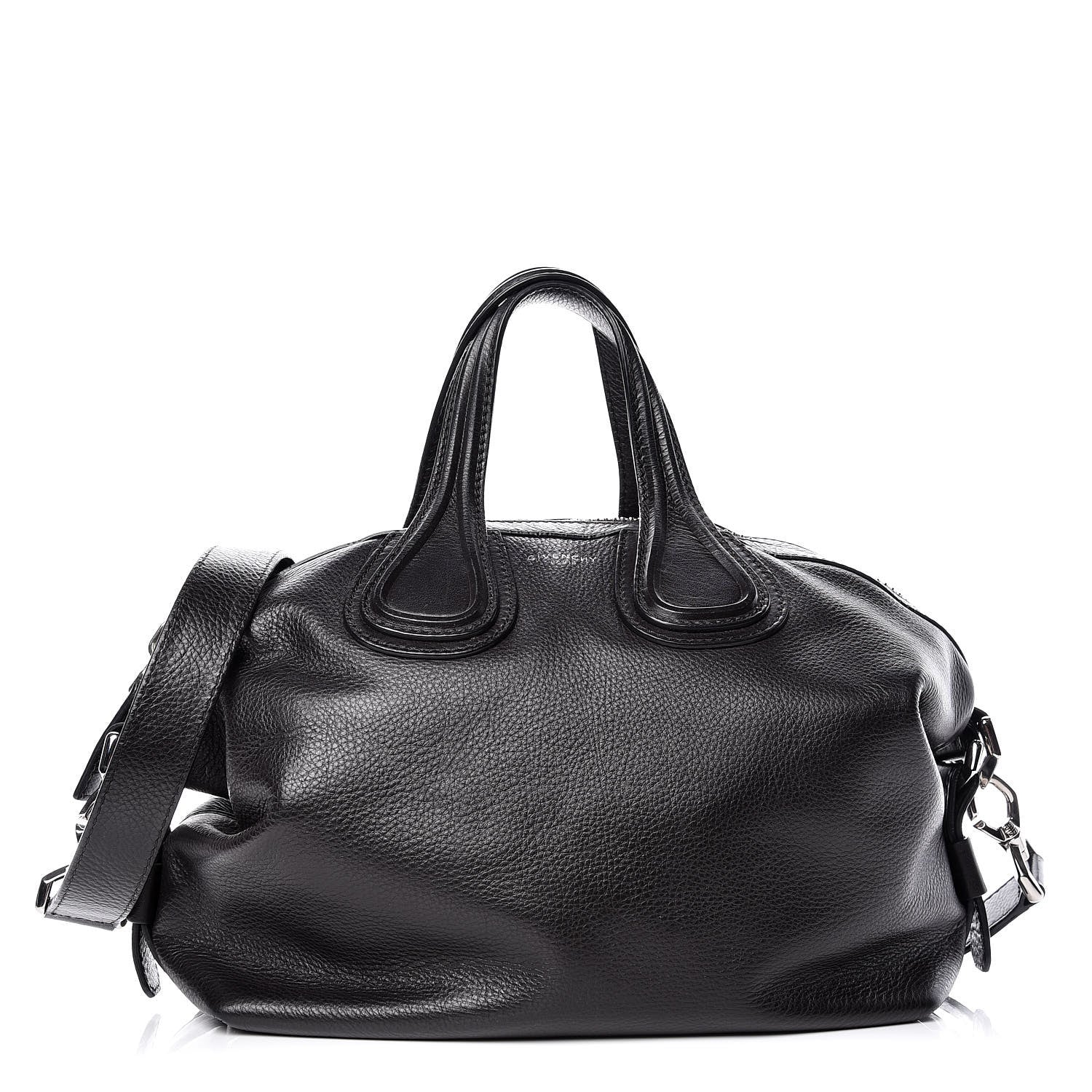 Givenchy Pebbled Calfskin Small Nightingale Black 1 of 16
