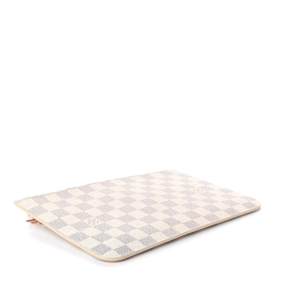 Louis Vuitton Damier Azur Neverfull MM GM Pochette Rose Ballerine 4 of 6