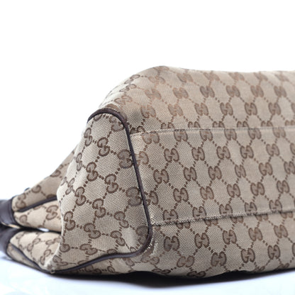 Gucci Monogram Medium Sukey Tote Dark Brown 8 of 13