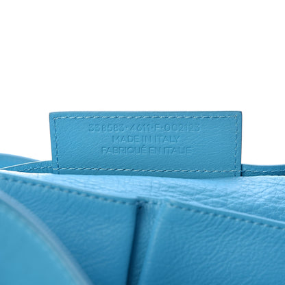 Balenciaga Supple Calfskin Papier A4 Tote Bleu Caraibes 8 of 21