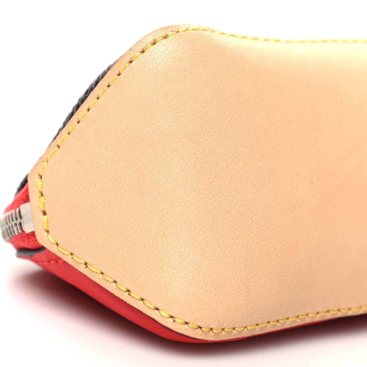 Monogram Elizabeth Pencil Pouch Red