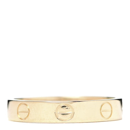 Cartier 18K Yellow Gold 3.5mm LOVE Wedding Band Ring 52 6 3 of 4