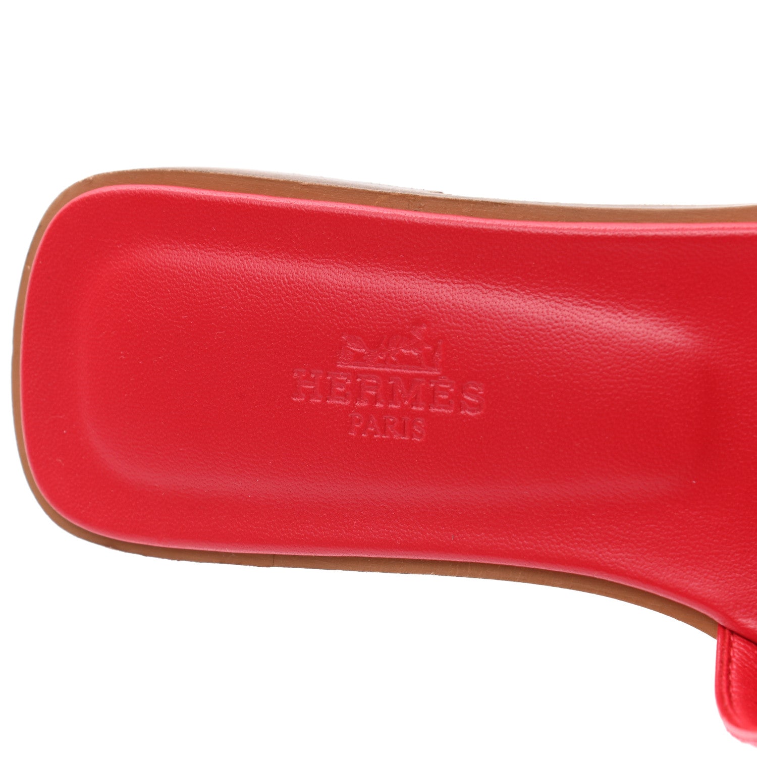 Hermes Lizard Oran Sandals 36 Pavot 7 of 8